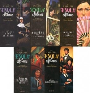 Couverture de « J’ai enfin lu tous les Enola Holmes … en français. »