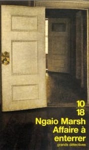 Couverture de « Affaire à enterrer de Ngaio Marsh »