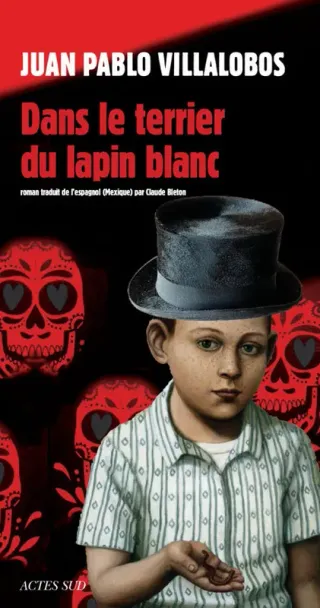 Couverture de « Dans le terrier du lapin blanc de Juan Pablo Villalobos »
