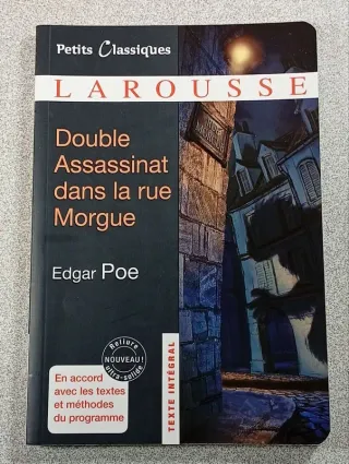 Couverture de « Double assassinat dans la rue Morgue de Edgar Poe »