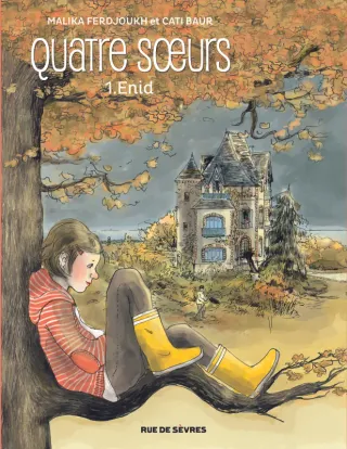 Couverture de « Quatre soeurs – tome 1 : Enid de Malika Ferdjoukh et Cati Baur »