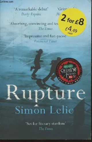 Couverture de « Rupture de Simon Lelic »